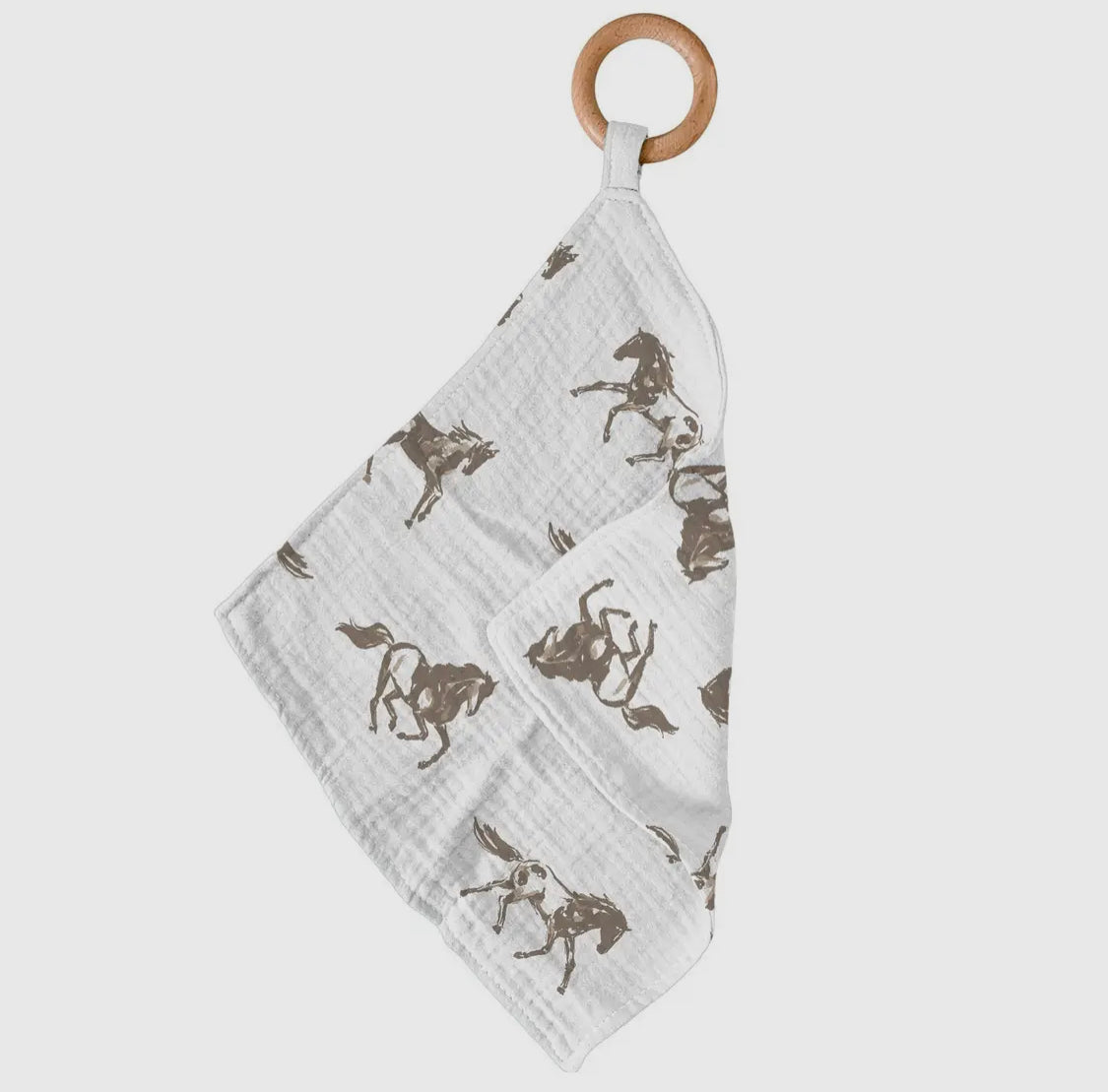 2pk Bamboo Burp Cloth/Snap Bib - Forever Western