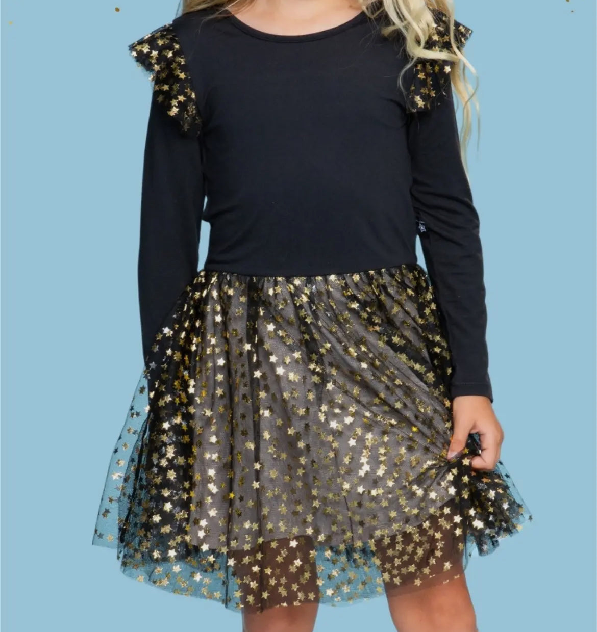 Holiday Sparkle Twirl Dress