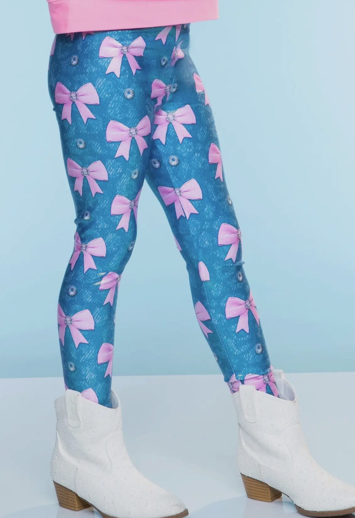 High Shine Bow Legging