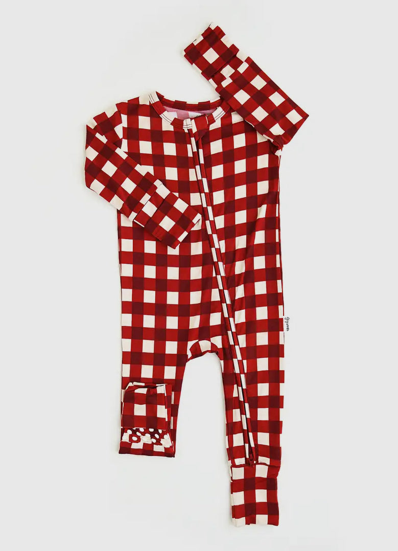 Emery Plaid (not ruffles) Romper