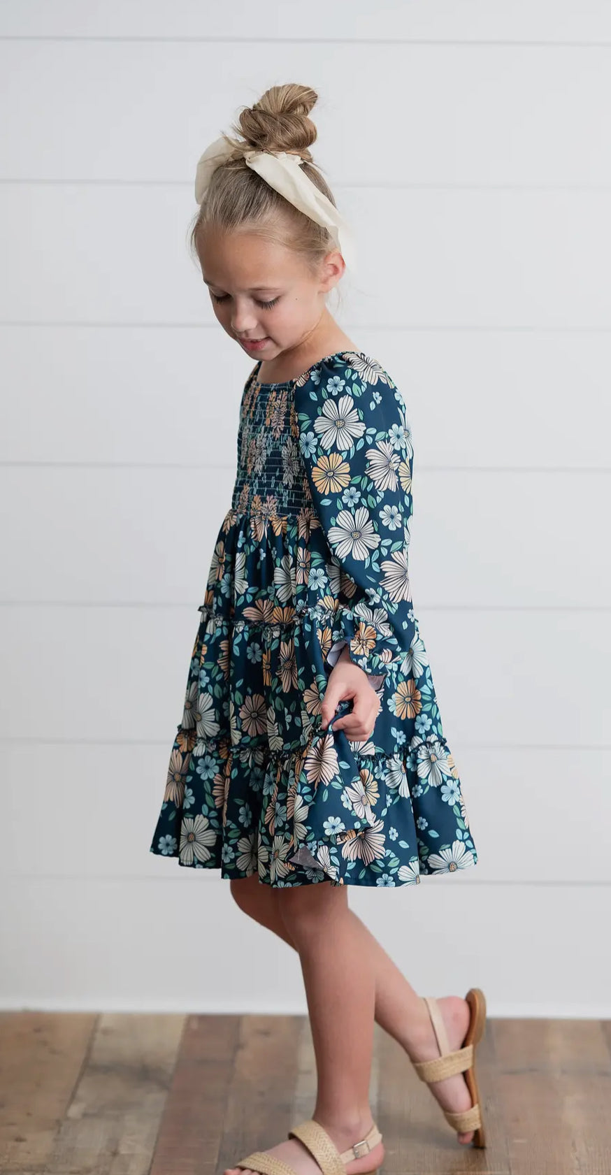 Fall Floral (mom and me) dress