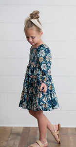 Fall Floral (mom and me) dress