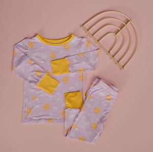 Sunshine and ruffles two piece set