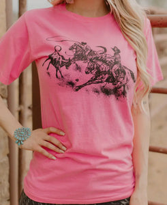 Neon Pink High Call Tee