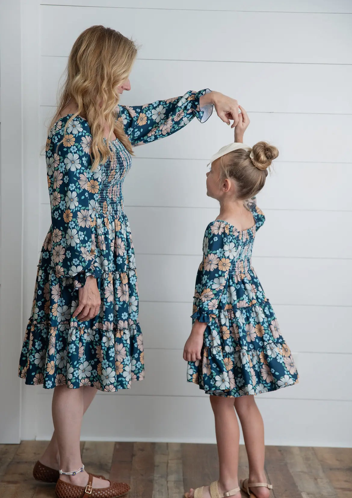 Fall Floral (mom and me) dress