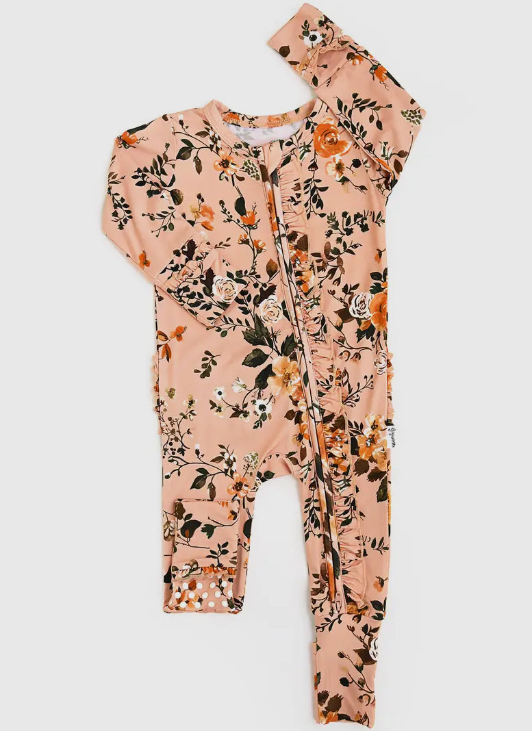 Ruffled Zip Romper (multiple style options)