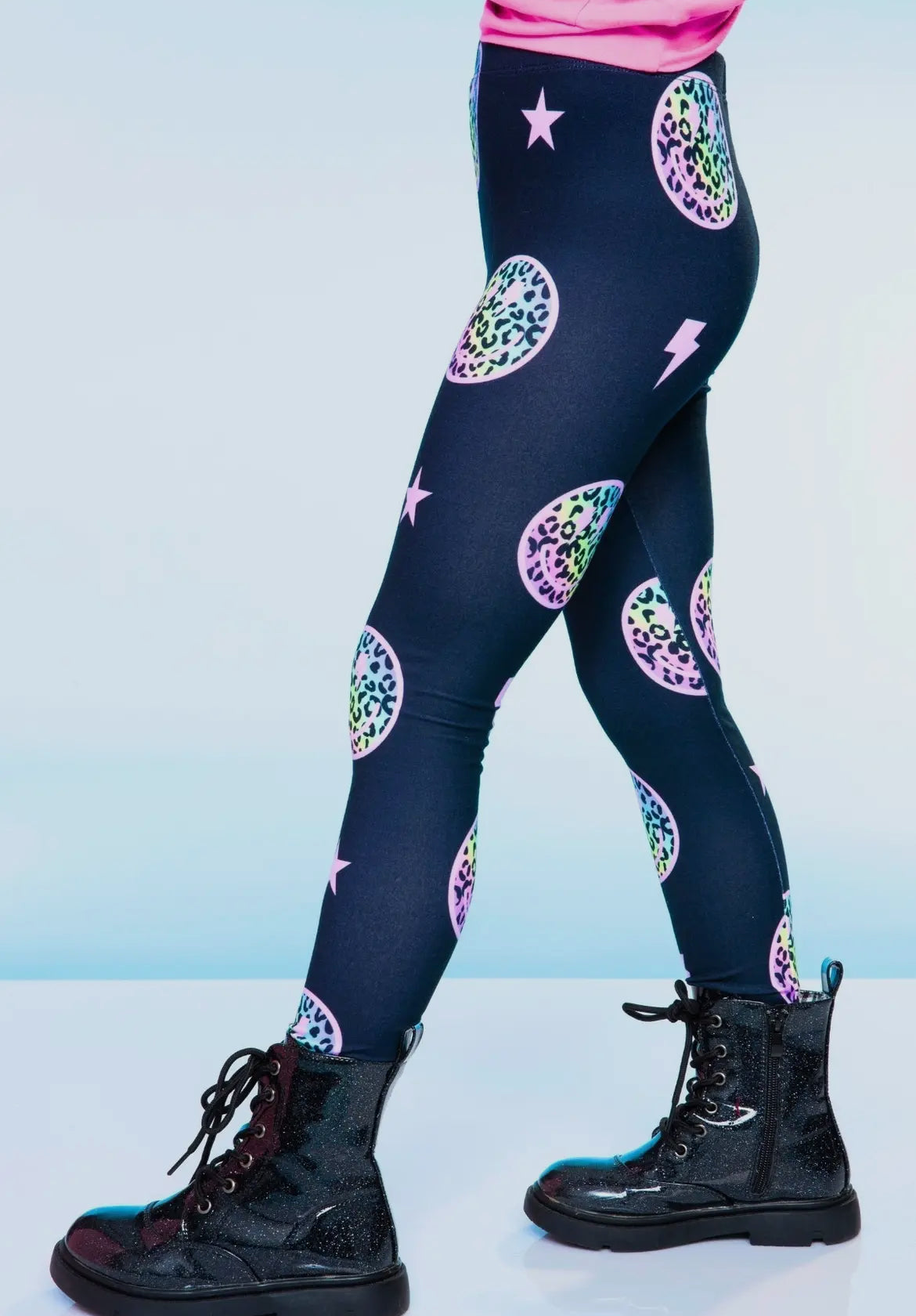 Simply Soft Legging - rainbow smile