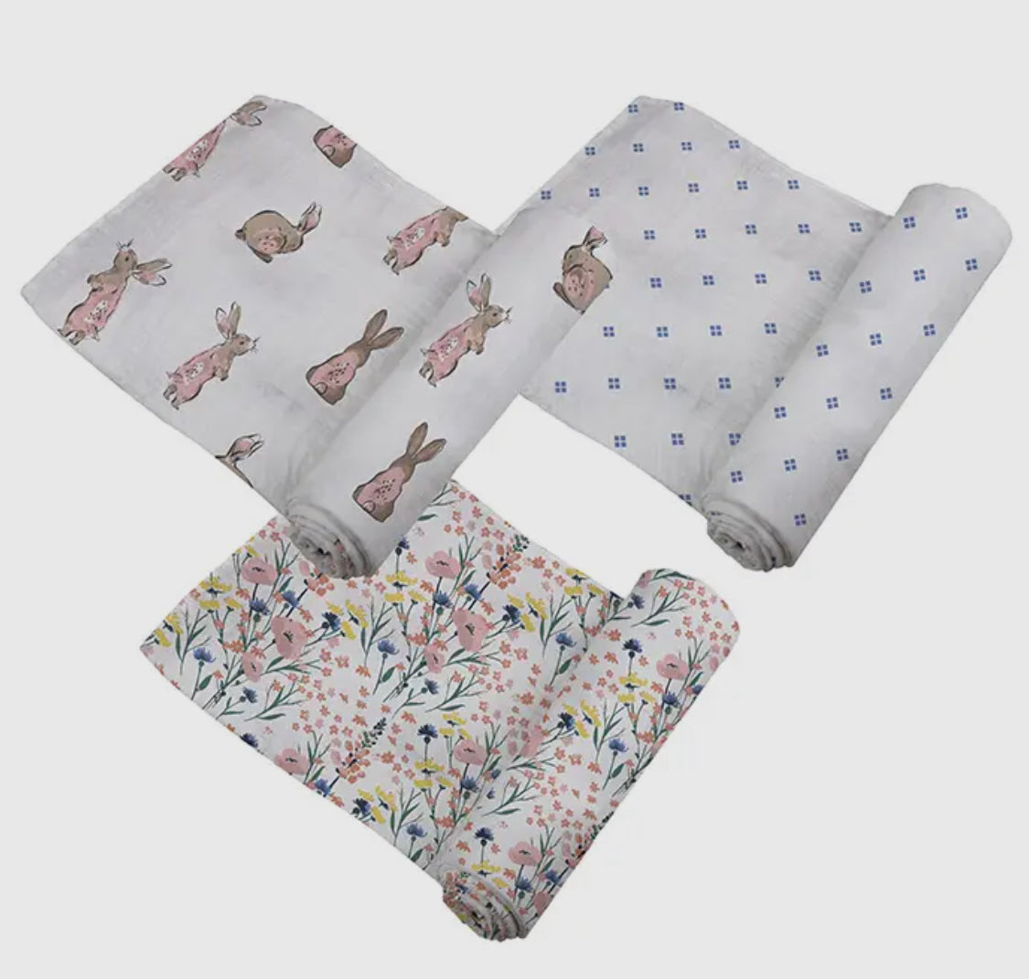 Wildflower Bamboo Swaddles