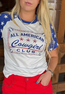 All American Cowgirl Tee