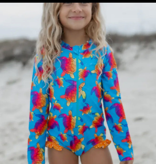 Rainbows and Turtles Swimsuit