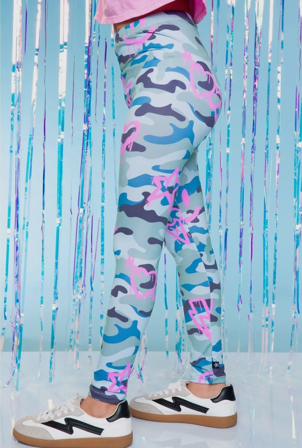 Camo and Graffiti Leggings