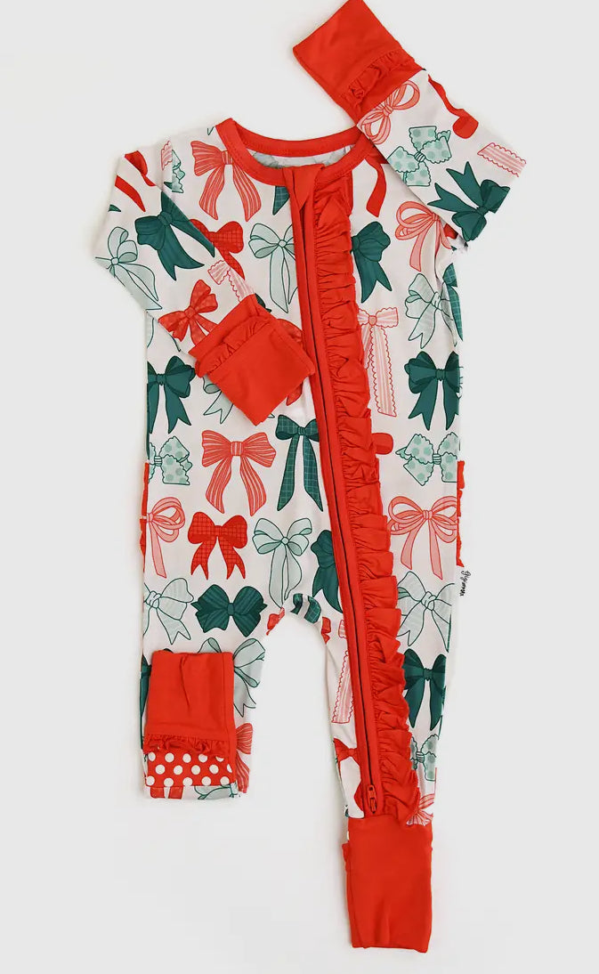 Ruffled Zip Romper (multiple style options)