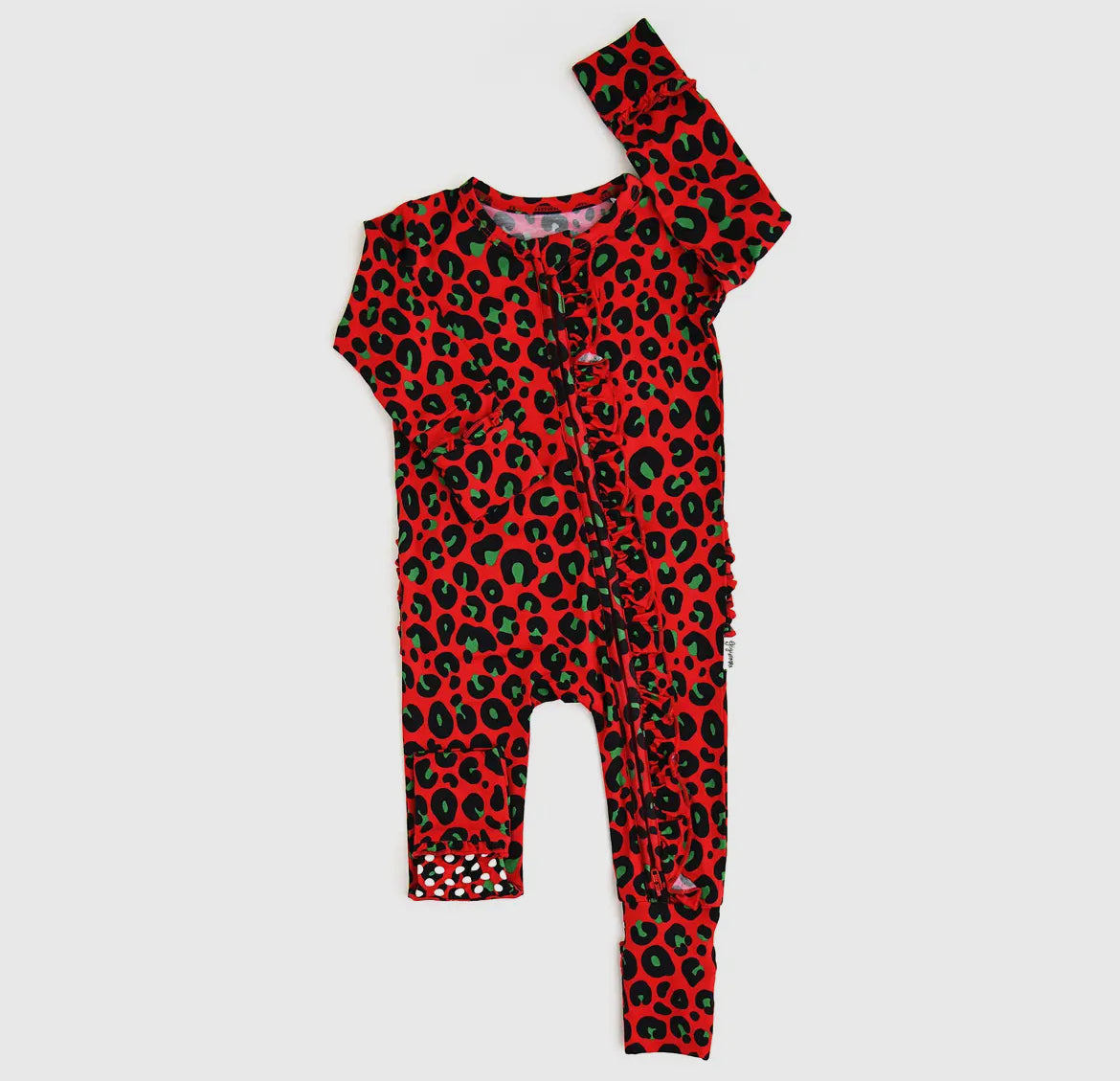 Holiday Bamboo Zip Romper